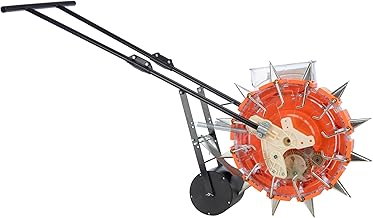 Hand Push Manual Seeder – Multi-Crop Seed Planter with 13 Seed Wheels & Adjustable Nozzle for Precision Sowing of Paddy, Maize, Groundnut, Soybean, Cotton & Beans – 1 Month Warranty