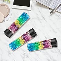 Vista 2 de 48 Pcs Clear Plastic Bottles 12 oz Empty Sensory Bottle with Caps Leakproof Drink Container Reusable Plastic Juice Bottles for Crafts Classroom