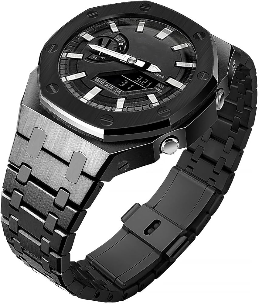 G-SHOCK GA2100 メタルカバー Amazon.com: SRDZ Ga2100 Watch Strap Case Mod Kit Parts,316L Metal