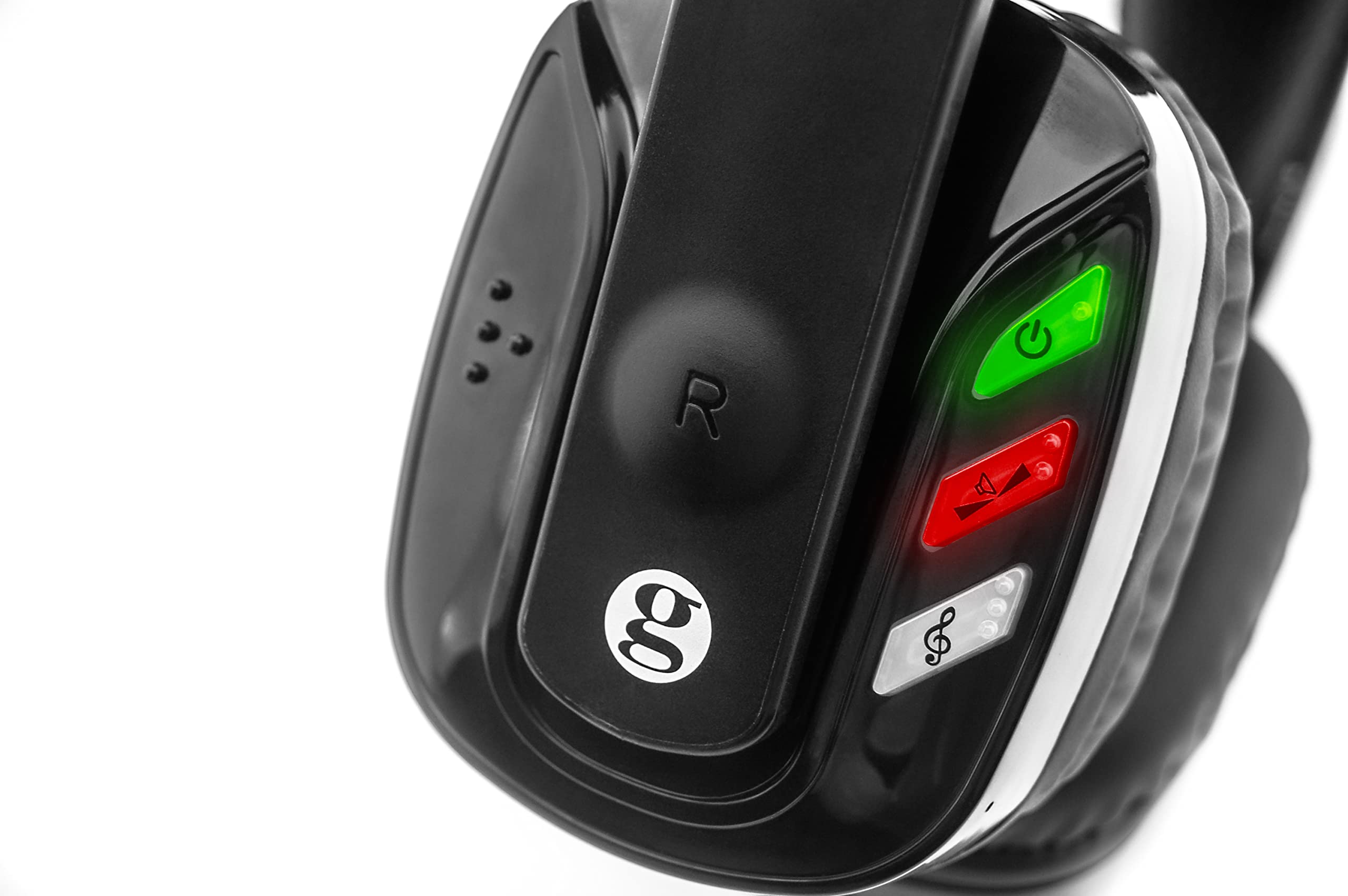 Geemarc CL7500 - Casque TV Sans Fil Amplifié avec Connecteur Optique pour Séniors et Malentendants - Compatible avec Télévisions, Mobiles et Ordinateurs - Perte Auditive Faible ou Sévère - Version FR