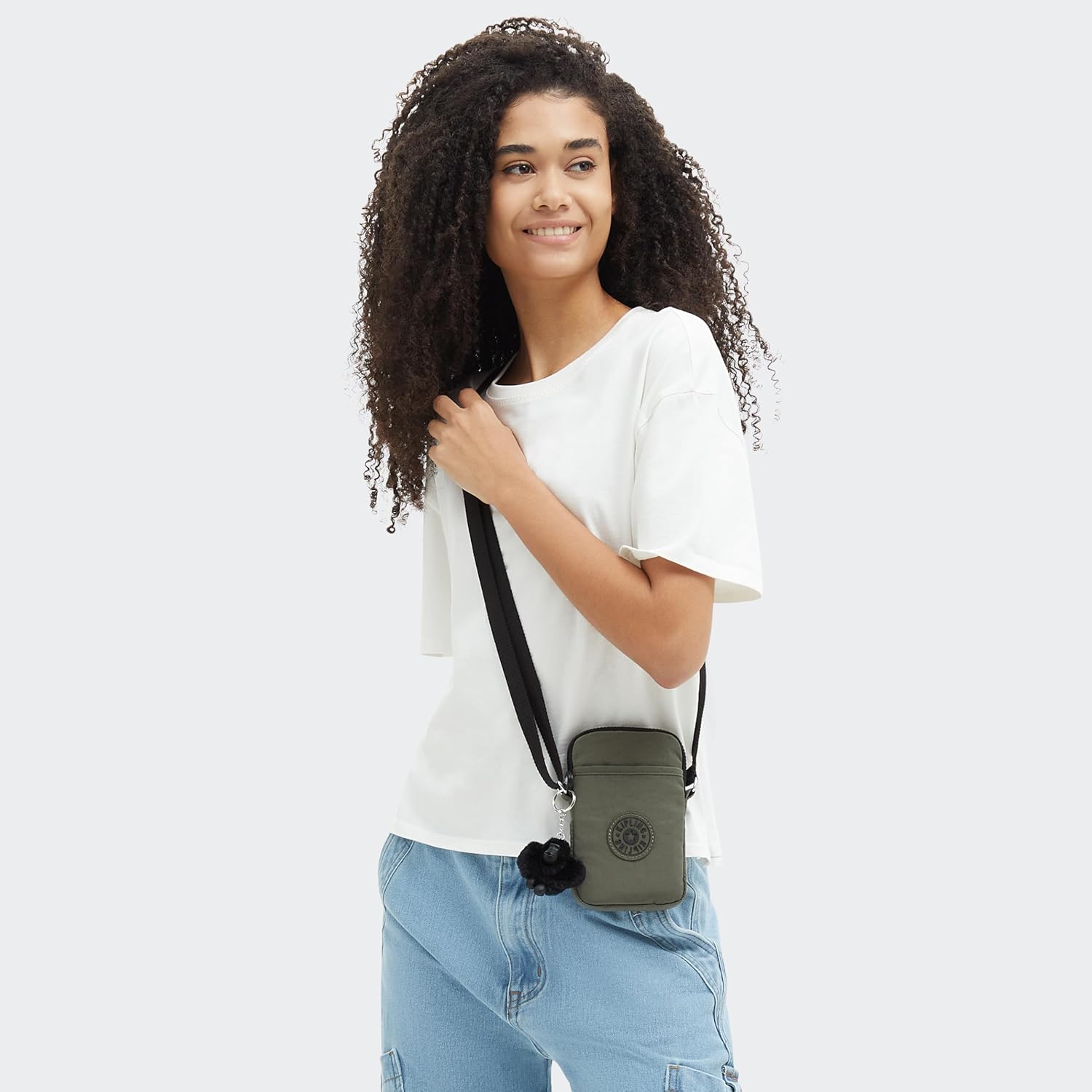 Kipling Women's Tally Minibag, Lightweight Crossbody Mini Bag, Nylon Phone Bag