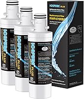Vista 10 de ICEPURE Filtro de agua para refrigerador ADQ747935 de repuesto para LG LT1000P, MDJ64844601, Kenmore Elite 9980, ADQ74793501 LT1000PC ADQ74793502