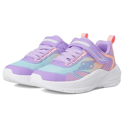 SKECHERS KIDS Microspec Advance Oasis Point 303657L (Little Kid/Big Kid) Girls Shoes Lavendar/Multi