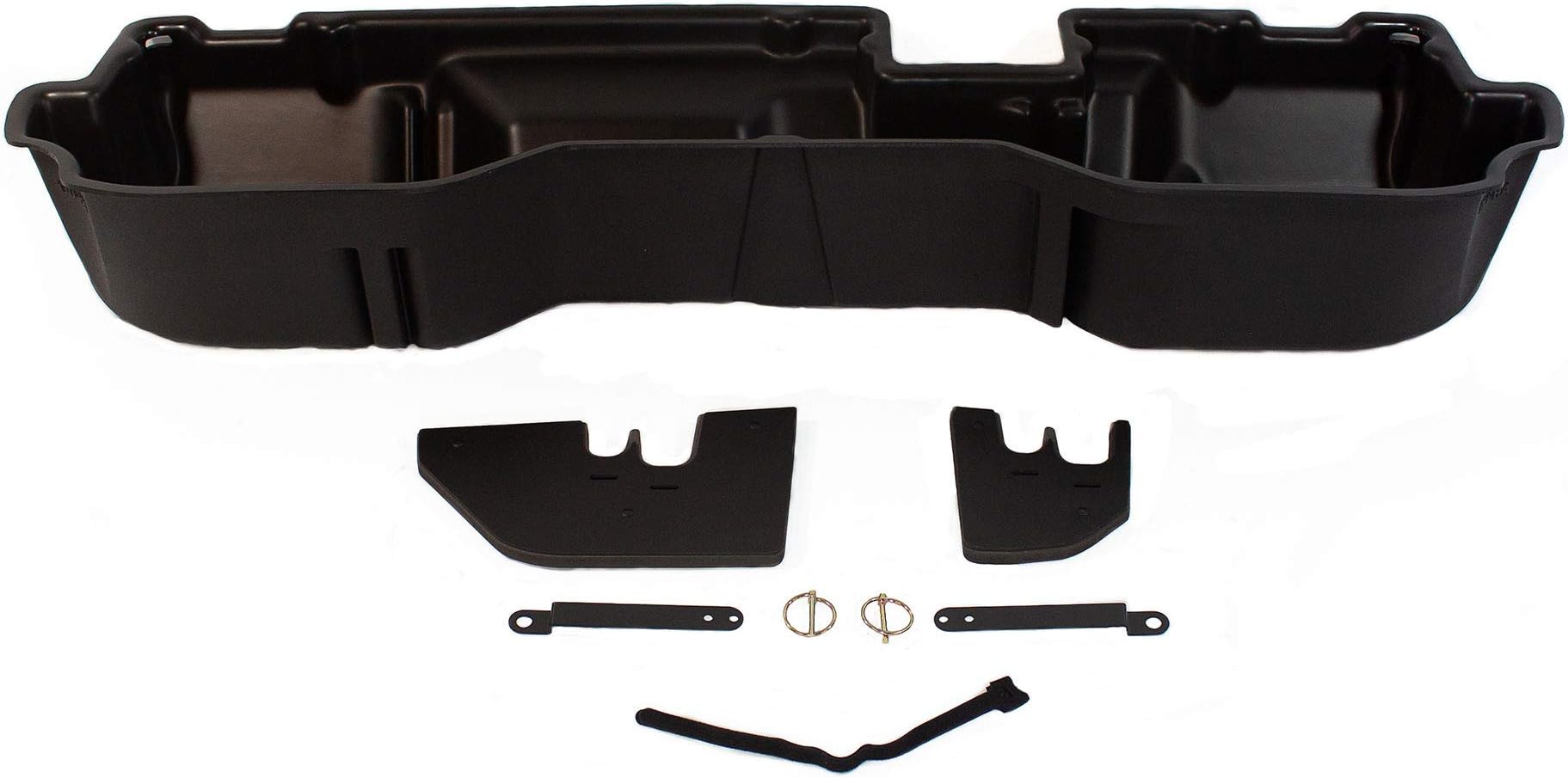 DuHa 30104 Under Seat Storage fits 2019-2026 Ram 1500 Quad Cab (New Body Style) | Black Heavy Duty Back Seat Organizer | Easy Installation | Seamless Integration