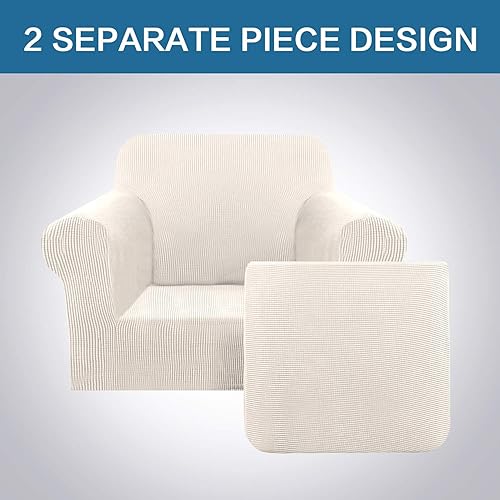 Miniatura 5 de H.VERSAILTEX Fundas protectoras para sillón de hasta 47 pulgadas de ancho de sillón de hasta 47 pulgadas, fundas protectoras para sillón de hasta 47