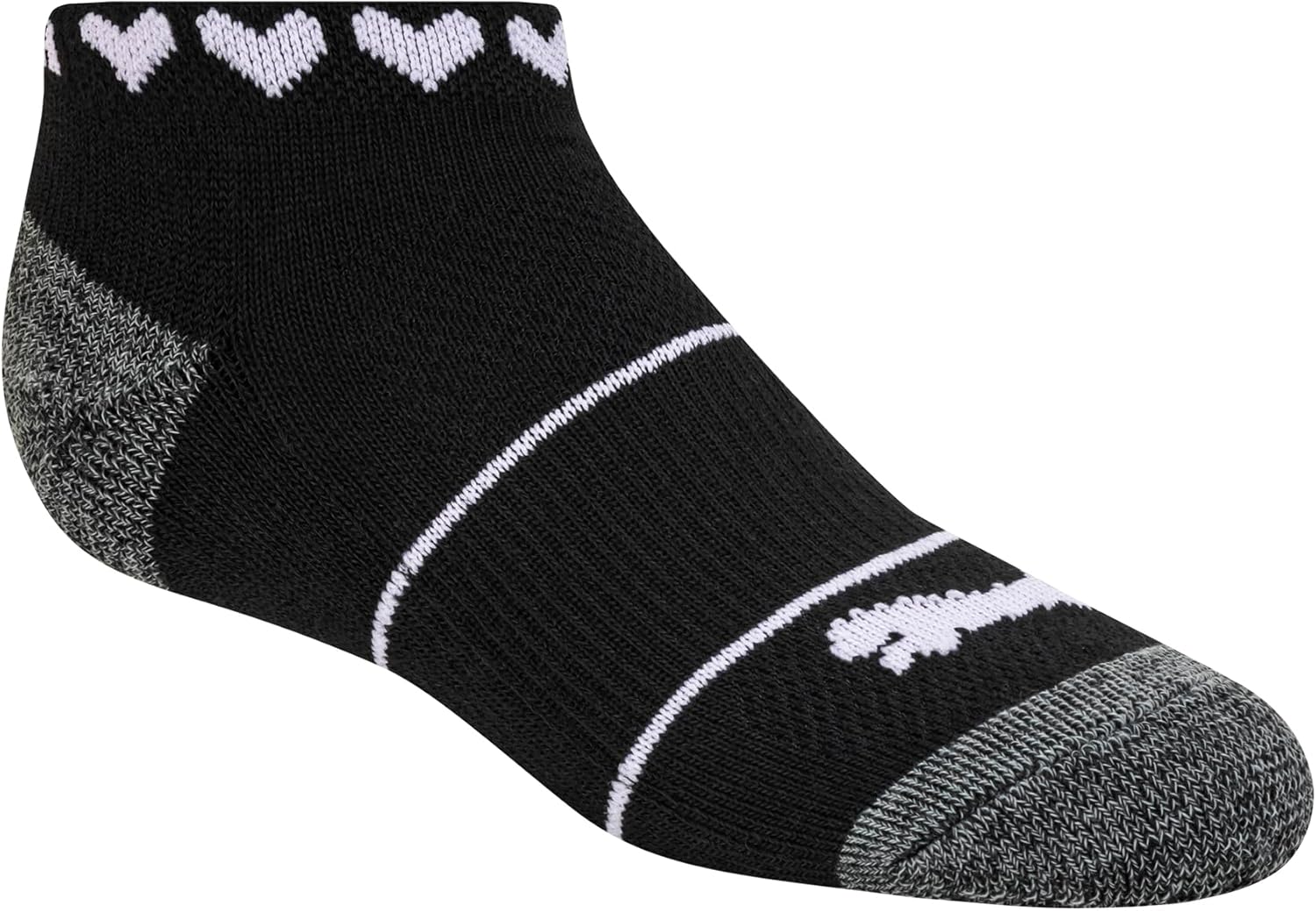 PUMA girls 8 Pack Low Cut Socks + Hair Ties - Image 5