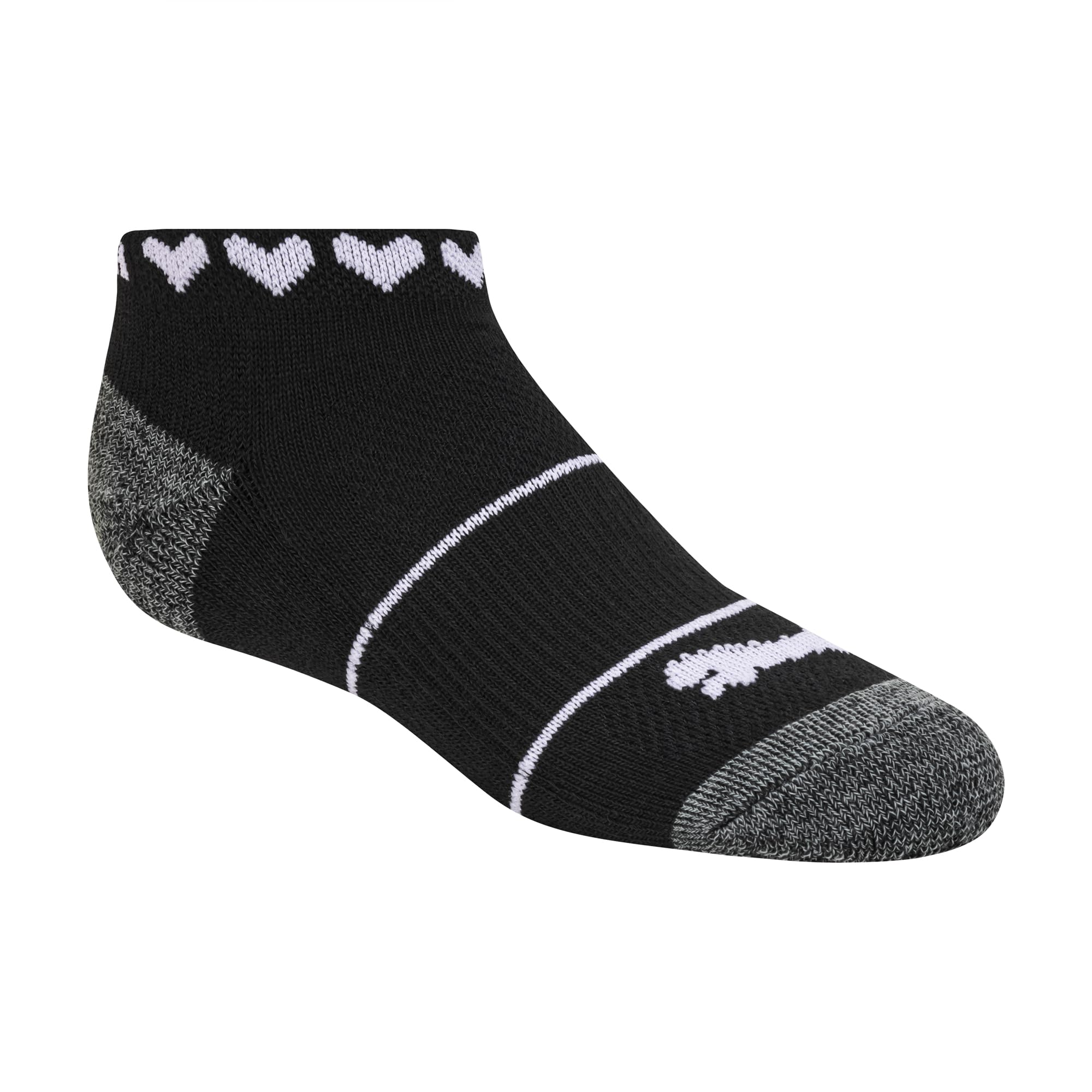 PUMA Girls' Little 8 Pack Low Cut Socks + Hair Ties