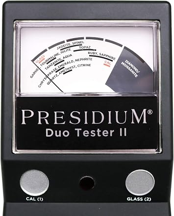 Presidium Duo Tester (PDT II) Diamond and Colored Gemstone Tester | Thermal Conductivity and Reflectivity Testing | Assisted Thermal Calibration (ATC) | Professional Jewelry Testing Tool