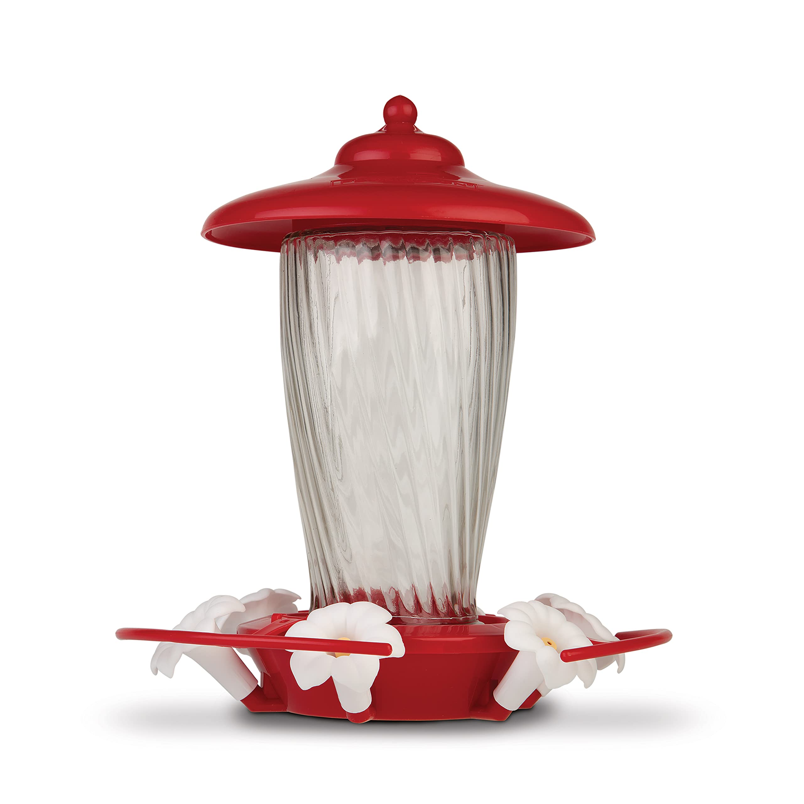 Pennington 32 oz Decorative Glass Hummingbird Feeder
