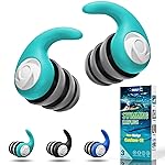 Waterproof Swimming Ear Plugs for Adults - 3 Pairs of Reusable Soft Silicone Swim Earplugs,Perfect for Surfing, Diving,Pool,Showering and Other Water Sports - Keep Water Out and Ear Protection