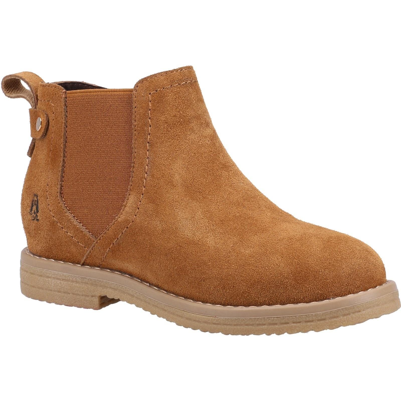 Hush Puppies Girls Mini Maddy Fashion Boot, Tan, 1 UK