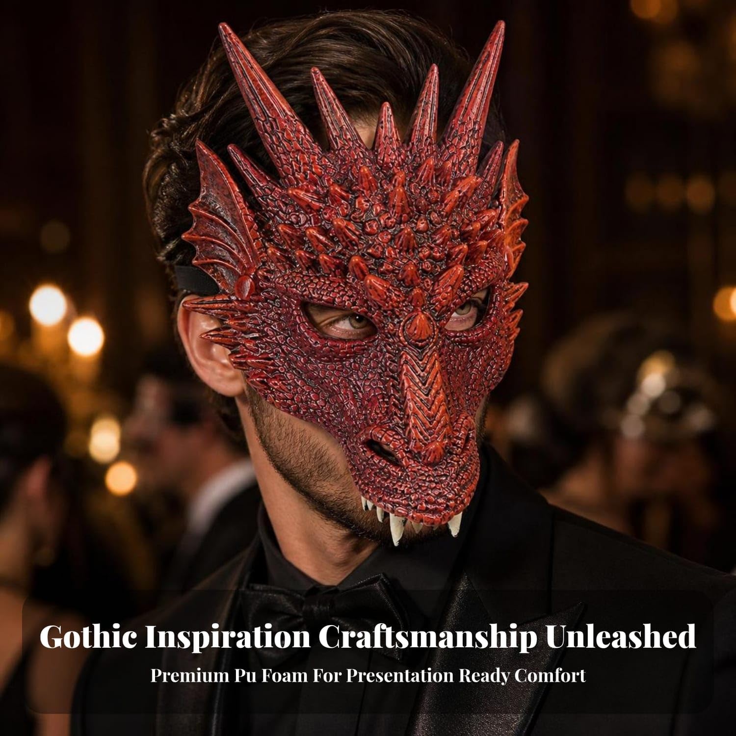 Buy CLOVRIX® Scary Dragon Mask Mythical Dragon Head Mask 3D for