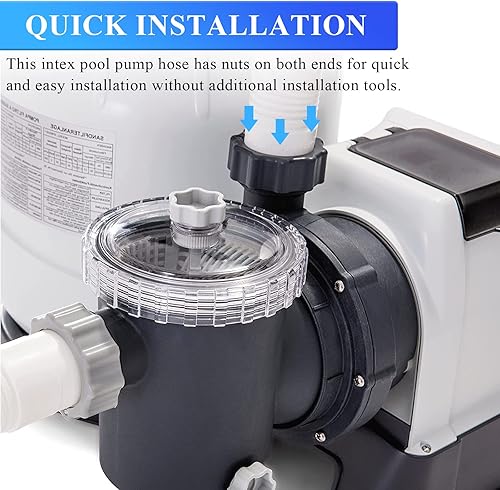 Miniatura 3 de 11535 Manguera de bomba de filtro de arena para piscina para manguera de interconexión Intex para bombas de filtro de arena de 16 pulgadas y apta