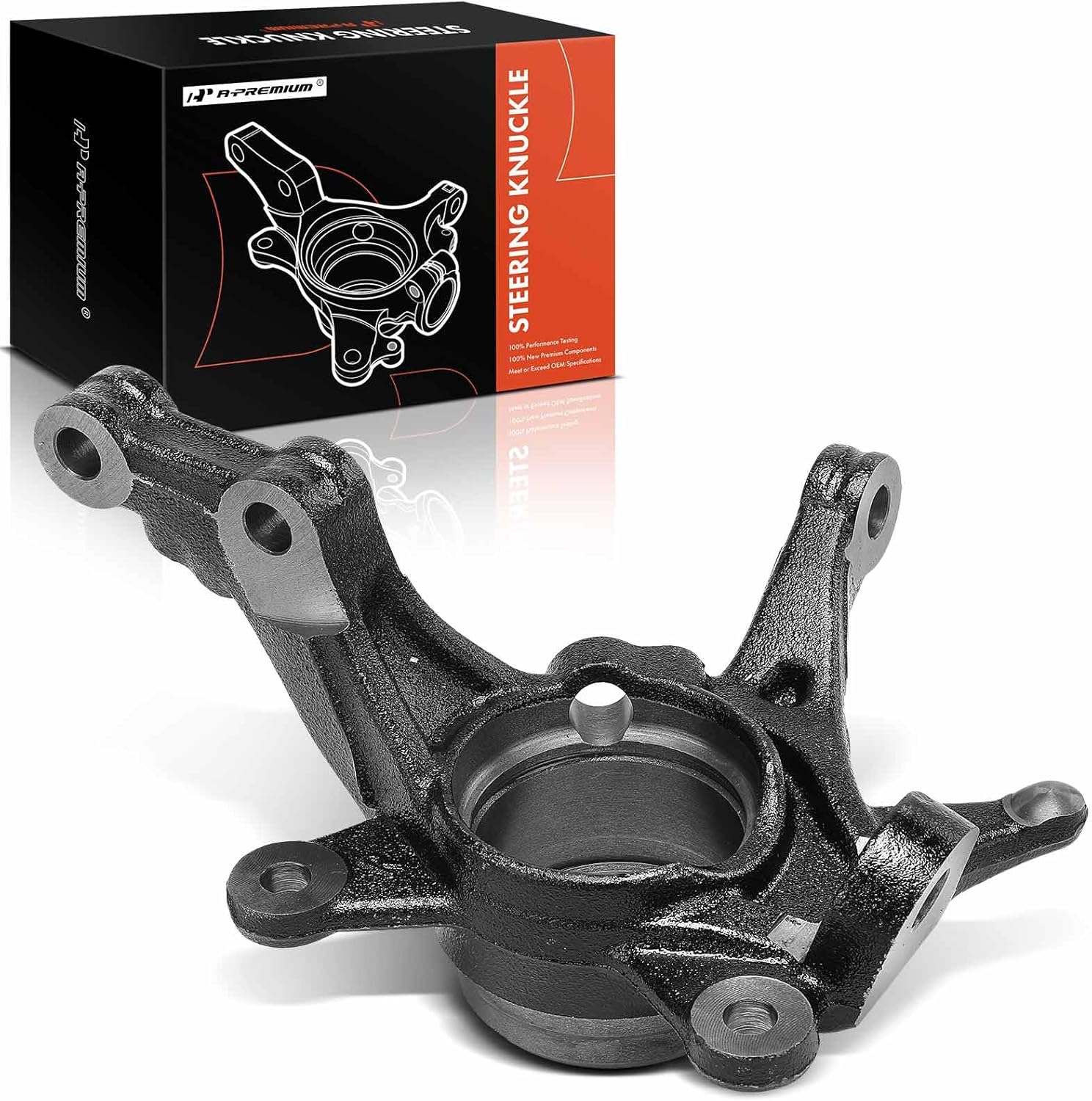 A-Premium Front Right Suspension Steering Knuckle Compatible with Dodge Attitude 2014, Hyundai Accent 2014-2017, Passenger Side