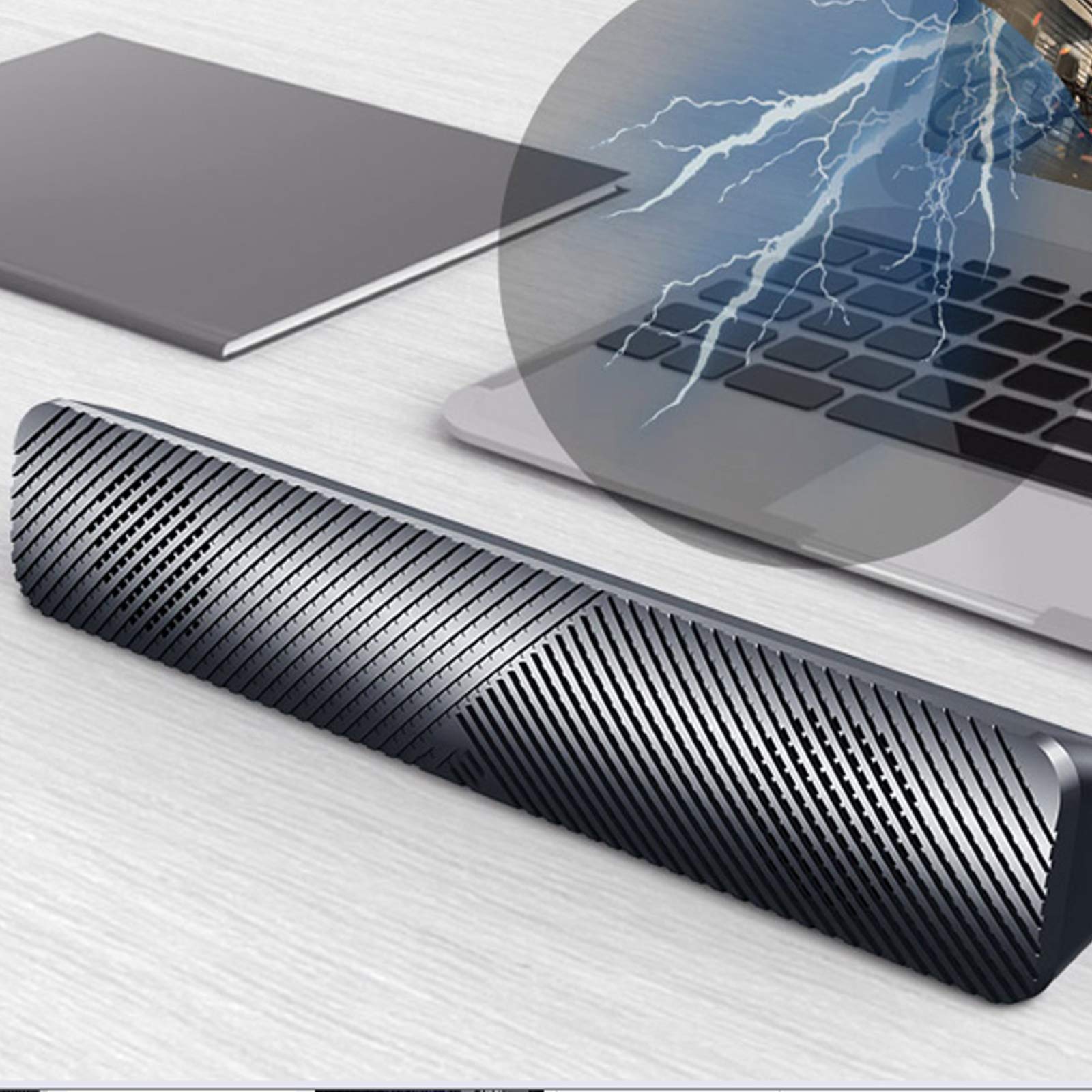 PC Altavoz Altavoces de Audio inalámbricos de 2.0 Canales para TV, Bluetooth, Surround estéreo 3D, Conexión HDMI/Óptica/AUX/RCA/USB Audio Estéreo