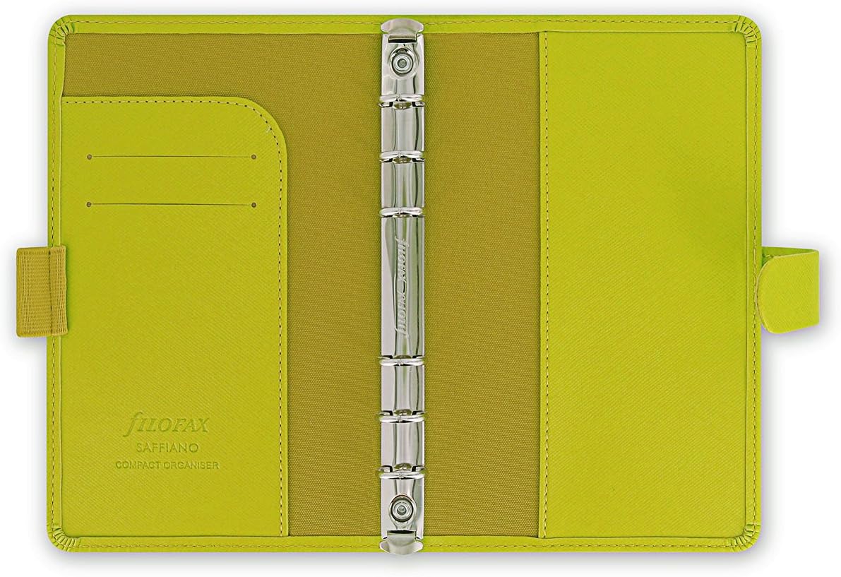 Filofax Saffiano Compact Organiser - Pear