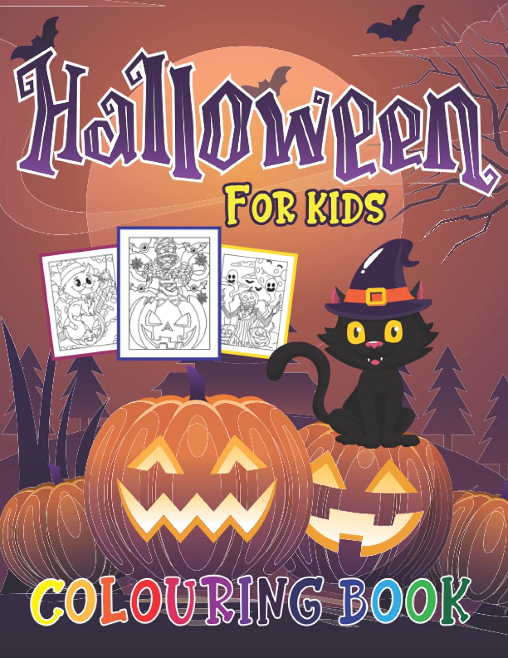 Halloween Colouring Book for Kids: Fun, Spooky and Creative Pages for Children, Toddlers and Preschoolers. Trick or Treat Halloween Books for Children. (UK Colouring Club)