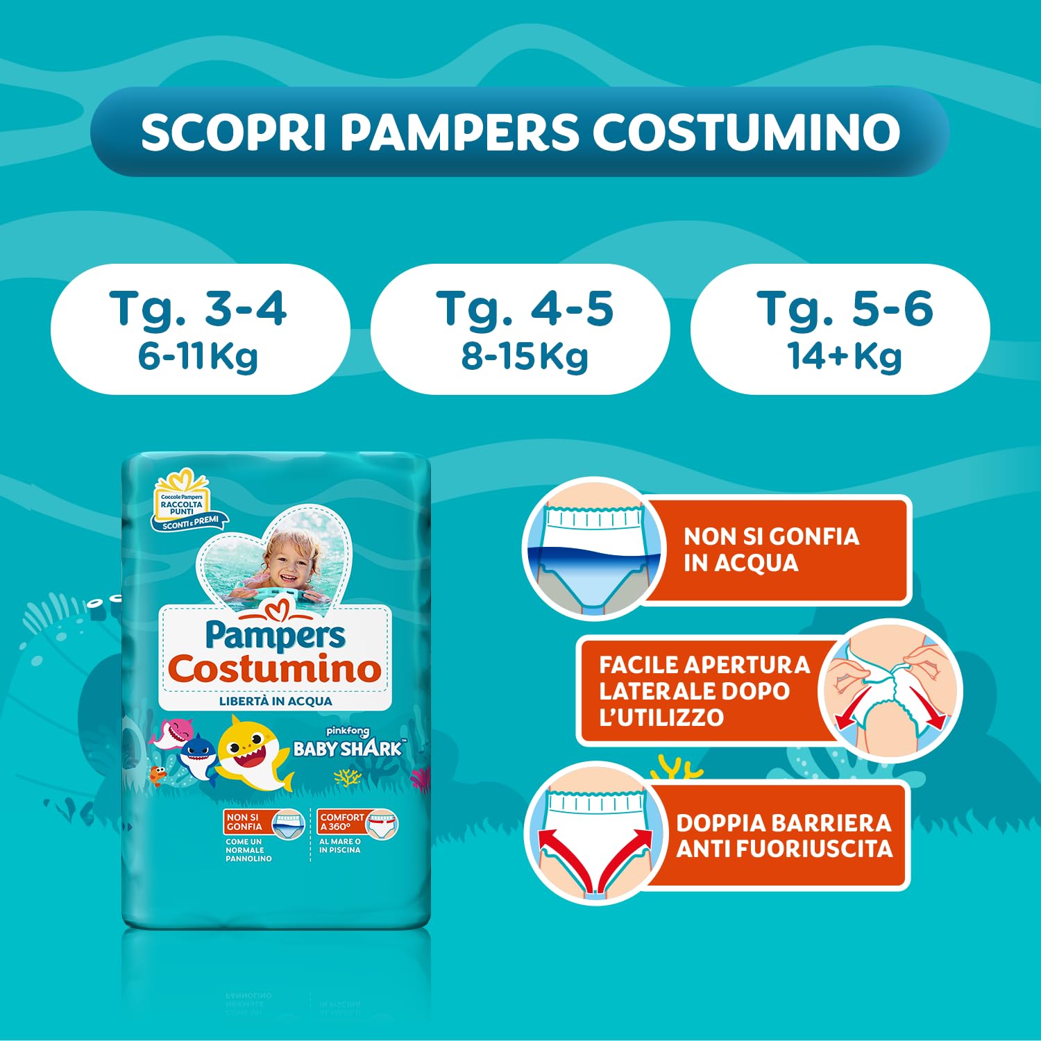 Pampers Baby Dry Majtki Maxi + 500 punktów Dodatkowe przytulanie, rozmiar 4 (8-15 kg), 138 pieluch (rozmiar zapasowy)