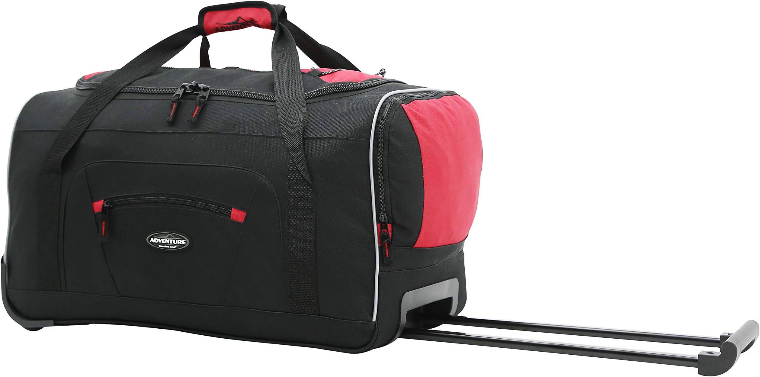 Travelers Club Luggage 22 Inch, Red