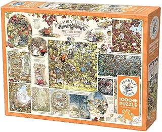 Cobble Hill 1000 Piece Puzzle - Brambly Hedge Autumn Story - Sample Poster Included