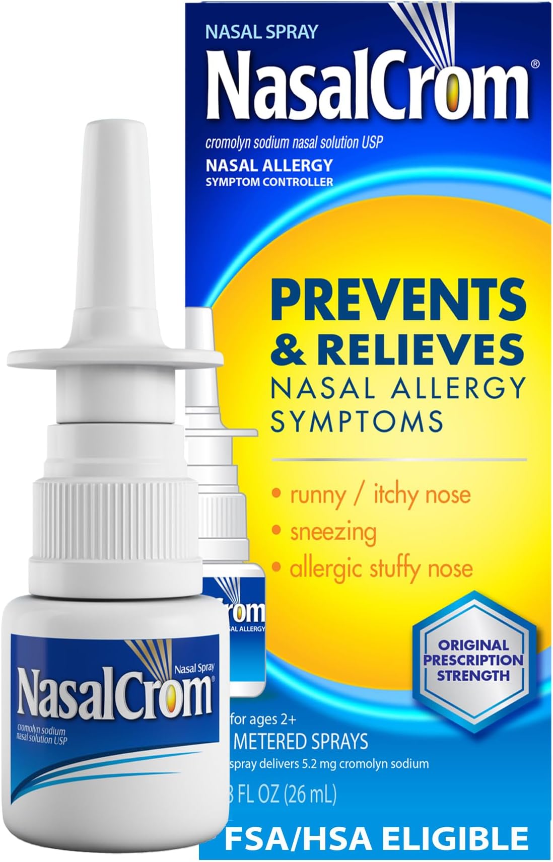 Nasal Allergy Symptom Controller Spray - 0.88 oz, Pack of 6