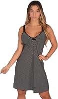 Camisola de Amamentação Feminina Pós Parto em Liganete sem Bojo para Amamentar Pijama Maternidade Adulto de Dormir Luxo Grávida Confortável Gestante Noite