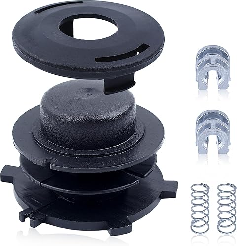 Miniatura 8 de Adefol Piezas de repuesto para recortadora de cuerdas, carrete de cabeza y tapa de cubierta, kit de 6 piezas para STIHL FS80 FS83 FS85 FS100 FS110