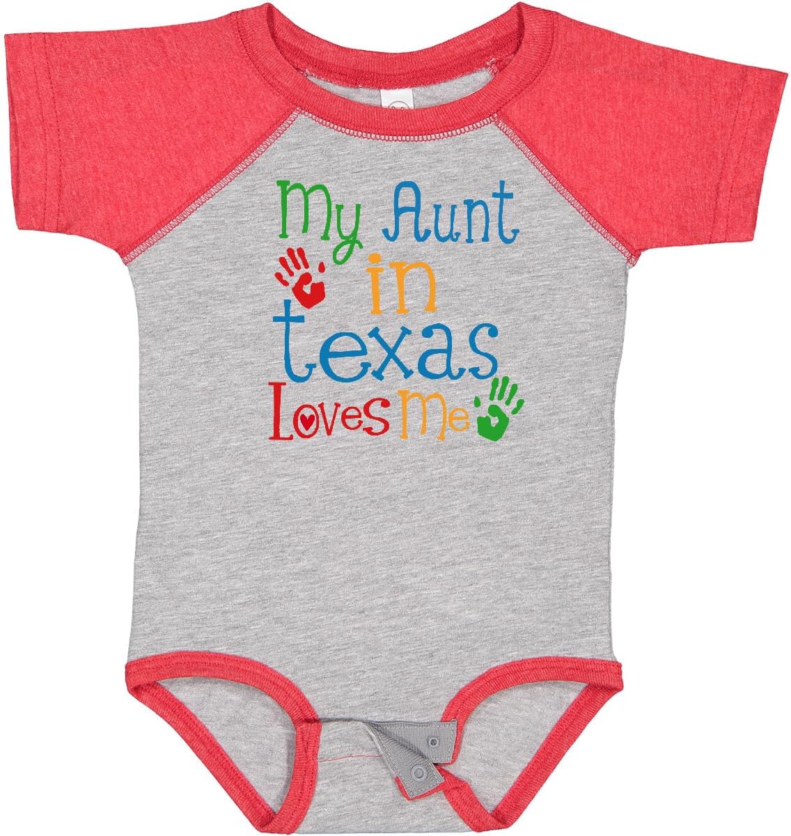 inktastic My Aunt in Texas Loves Me Baby Bodysuit