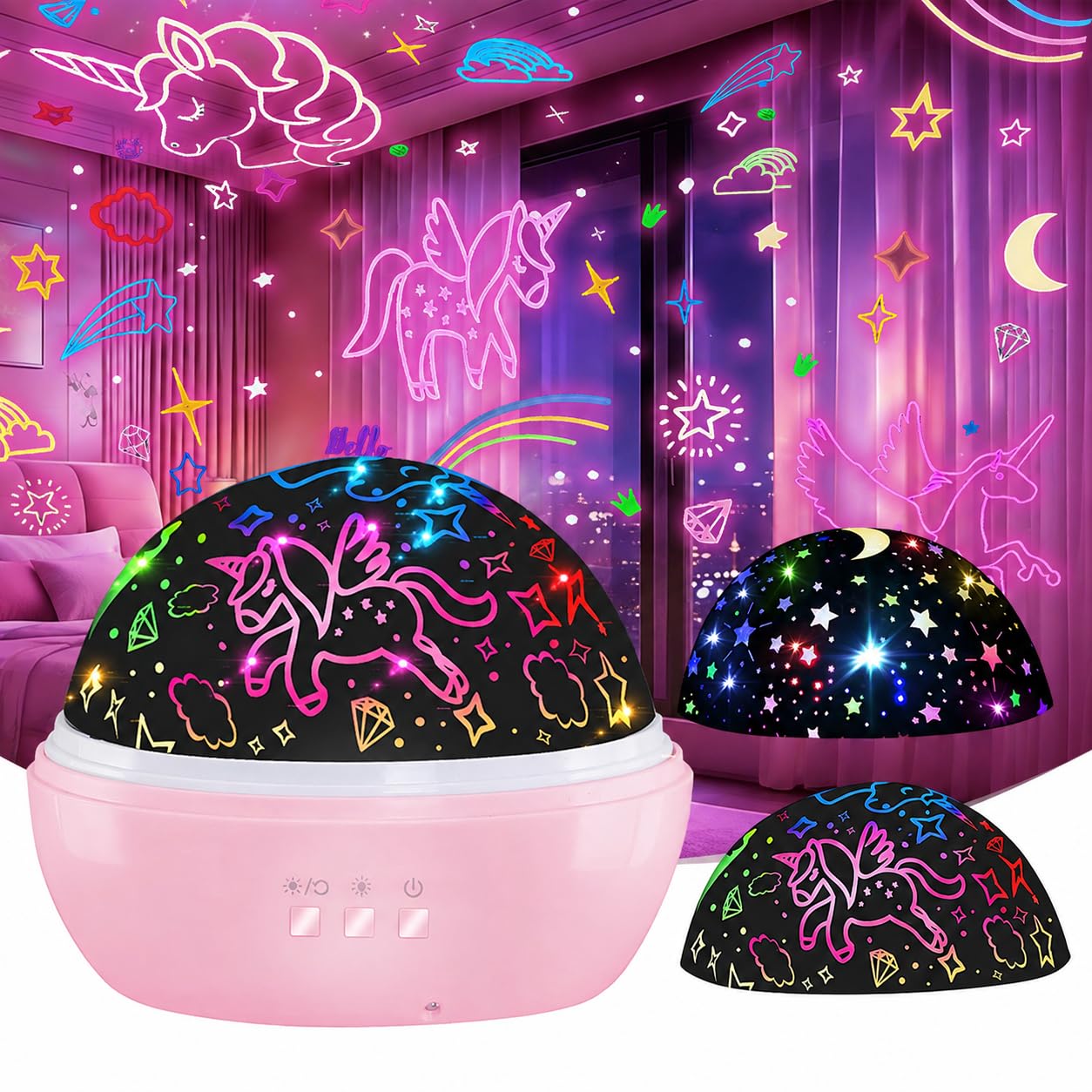 MINGKIDS Dino & Vehicle Night Light Projector -9 MINGKIDS Dino & Vehicle Night Light Projector -9