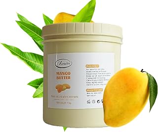 Raw Mango Butter 1kg100% Pure Natural Plant Extract- Great for Skin, Body and Hair Growth. DIY Soap Making, Body Butter, Lotions and Creams.