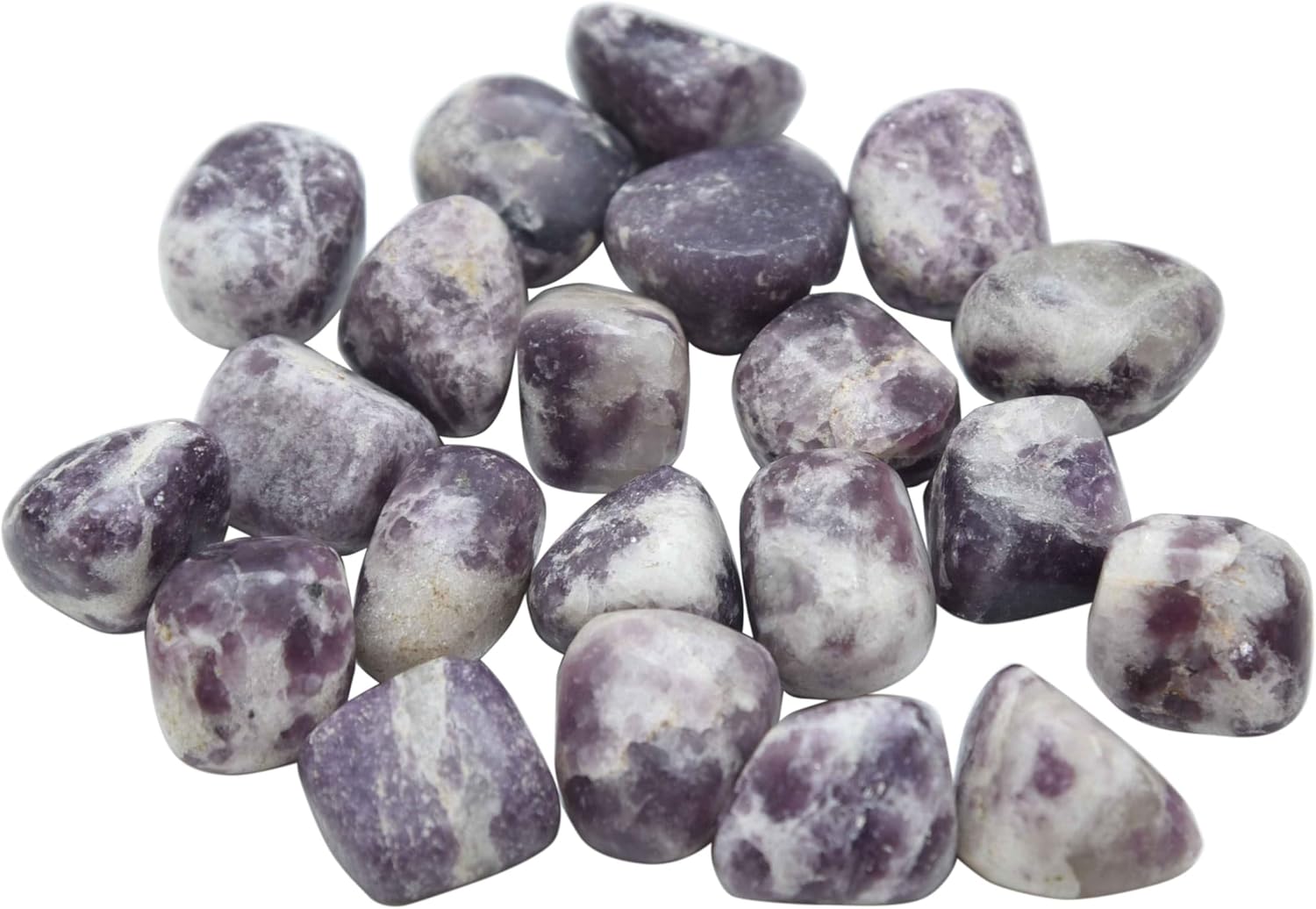 1/2(Half) lb Bulk Natural Lepidolite Tumbled Stones Polished Crystals