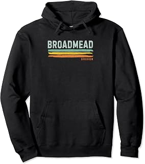 Vintage Stripes Broadlawn Highlands PA Pullover Hoodie