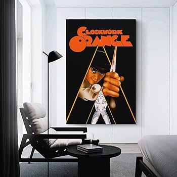 Amazon.co.jp: 映画ポスター 時計じかけのオレンジ（1971）A Clockwork