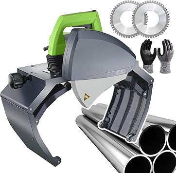 Pipe Cutting Machine,Small Portable Hand-Held Pipe Cutting Machine,5 Speeds for 0.59-8.66/2.95-15.74in Diameter Pipes Electric Pipe Cutting Machine for Plastic Pipe Metal Pipe,15.74in