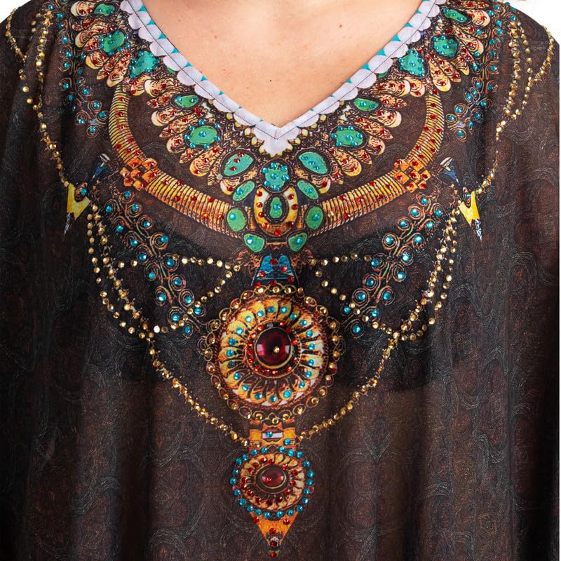 Image of Miss Lavish London Women's Kaftan- Kaftan Dress for Casual, Party, Evening, Vacation and Everyday Wear
