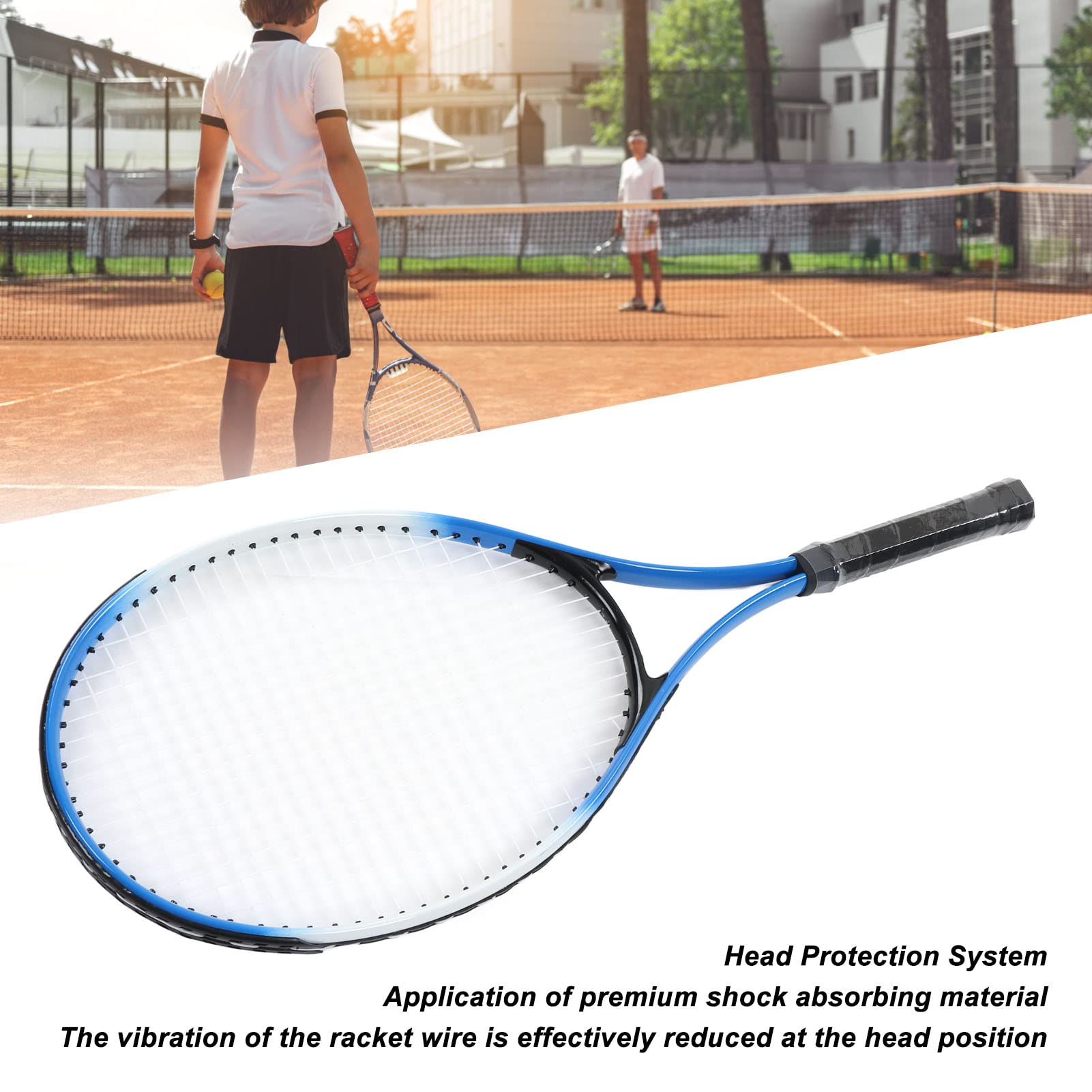 Raqueta de Tenis para Nios, Raqueta de Tenis de Entrenamiento con Bolsa para Nios Principiantes
