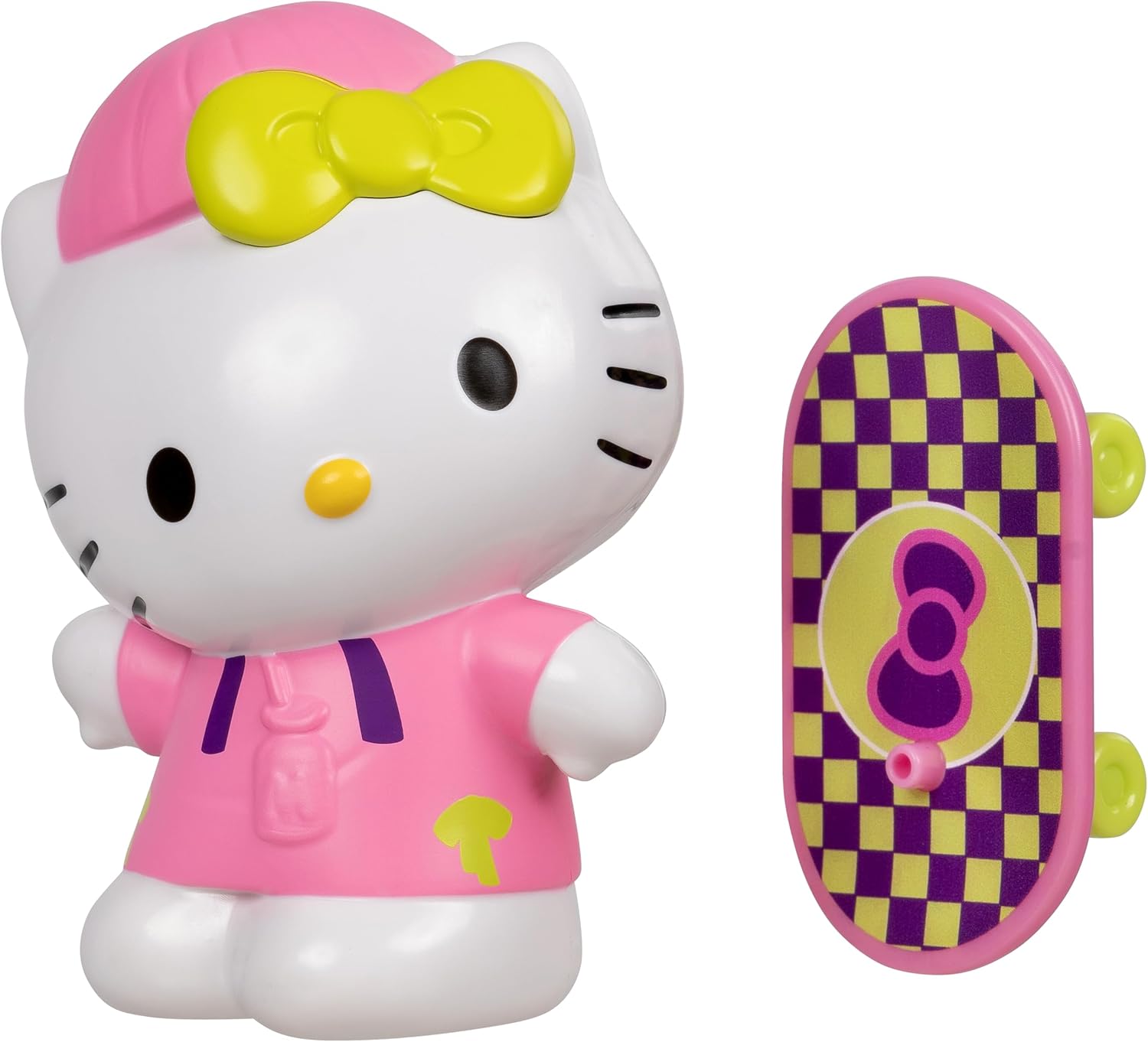 Jazwares Hello Kitty® and Friends - 4” Hello Kitty Premier Figure with a Skateboard - Series 2 - Officially Licensed Sanrio Product from Ages 6+