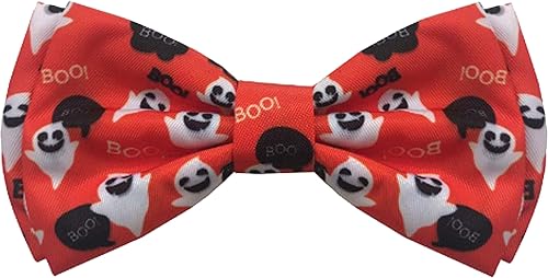 Miniatura 16 de Huxley & Kent Pajarita para mascotas Caramelo espeluznante (pequeño) Accesorio para el collar de corbata de lazo de Halloween Divertidas