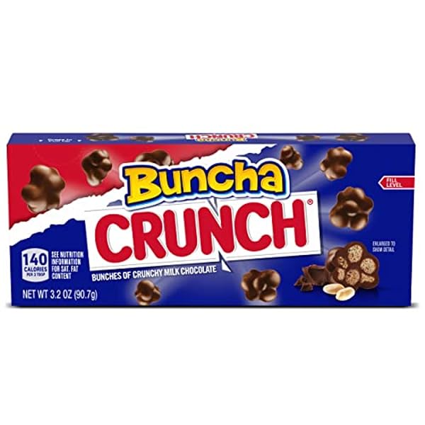 Buncha Crunch 100% Real Milk Chocolate Candy Treat Concession Box