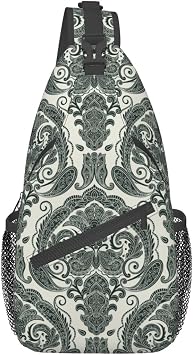 Paisleies sling bags for women crossbody Bags for Women Sling Backpack Travel Hiking Chest Bag Daypack Gfits
