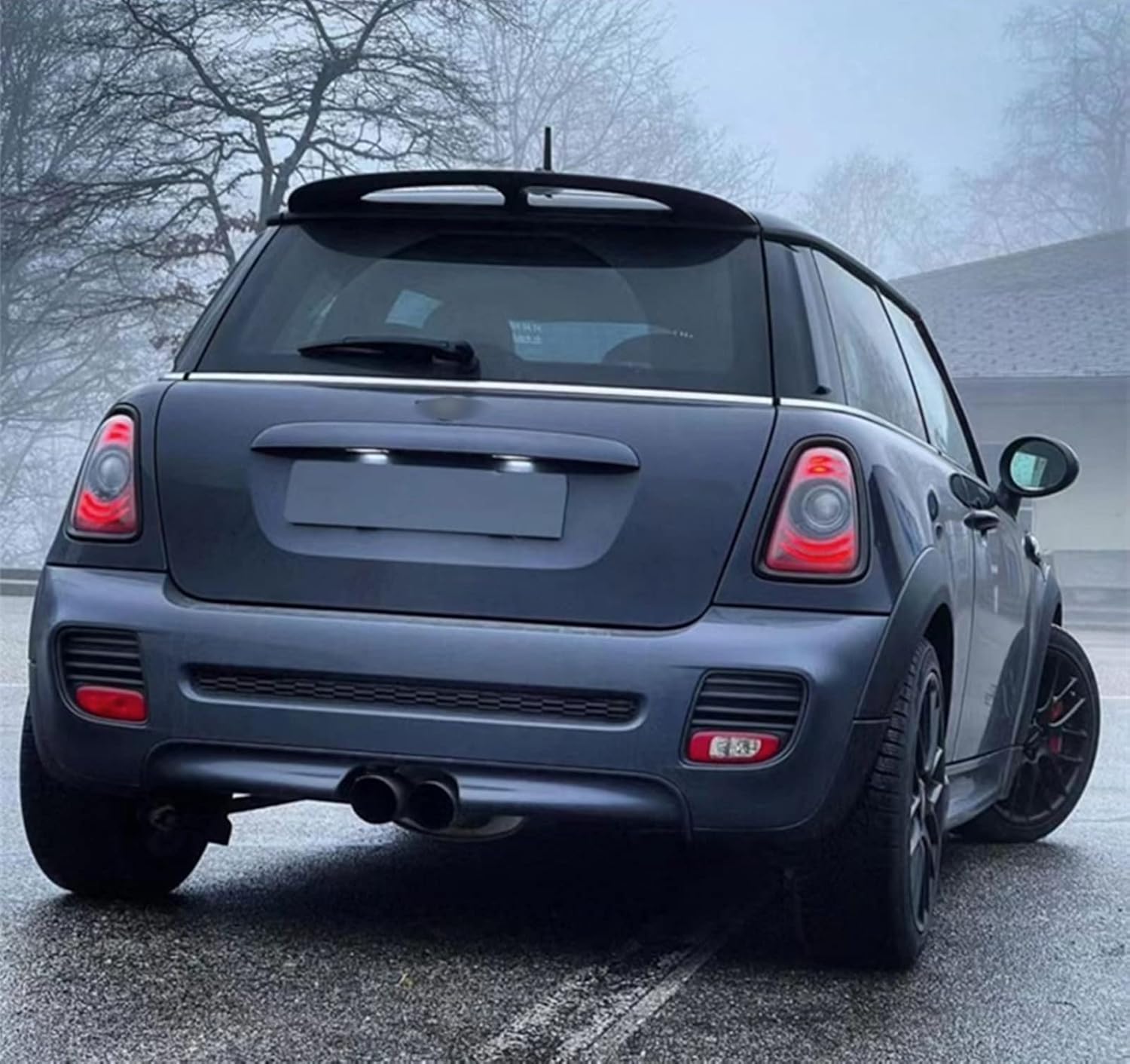 Rear Trunk Spoiler Splitter Wing Kit For Mini Cooper R56 R57 R58 2007-2013 JCW