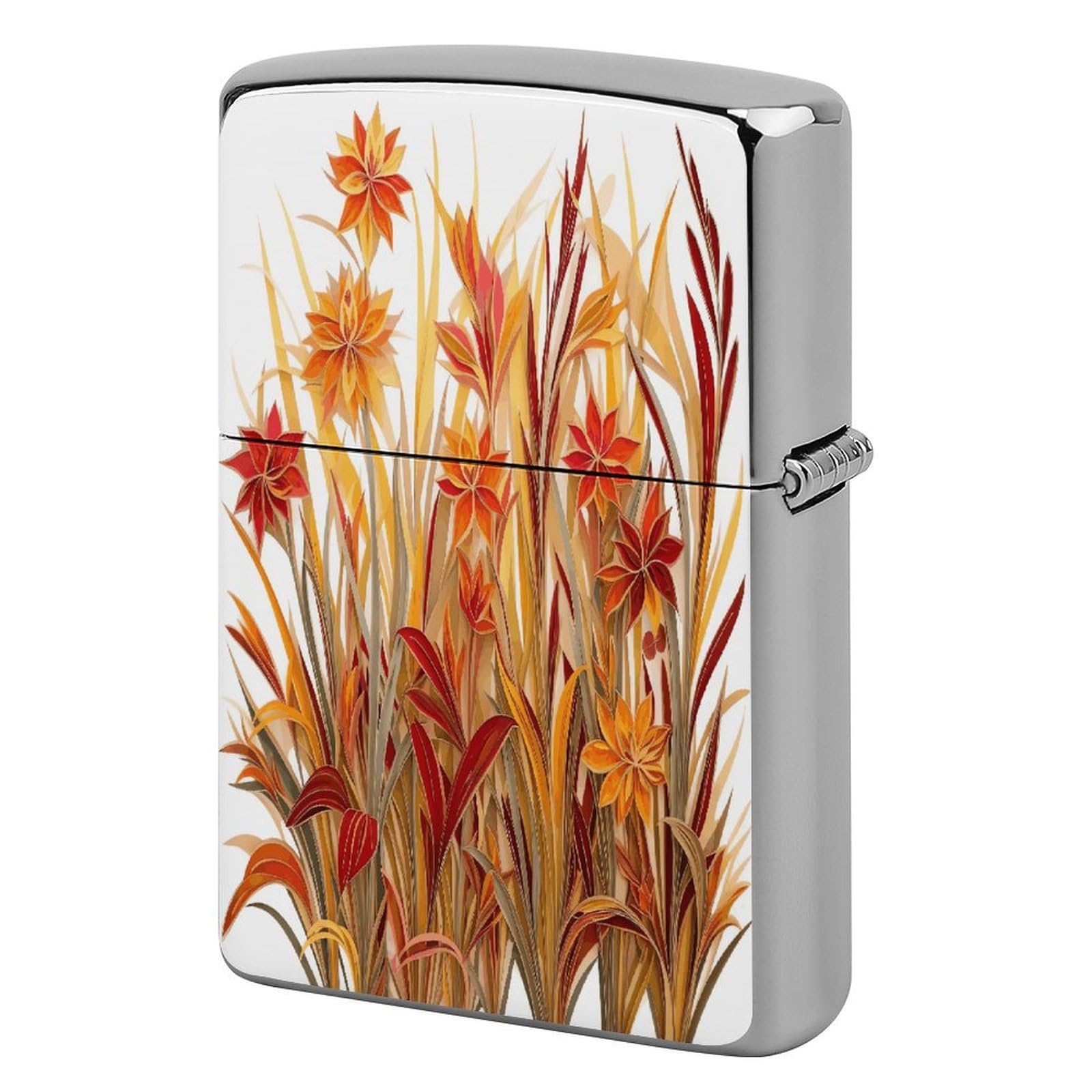 Fekiloot Style Grass Pattern Lighter Case Cover Lighter Holder