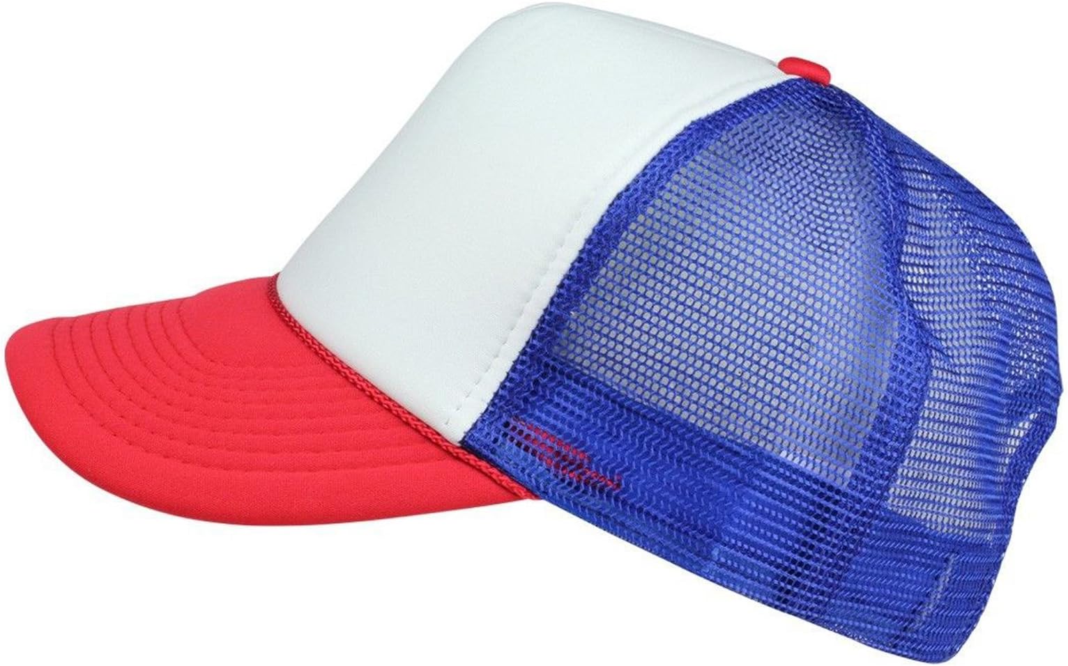 2 Packs Baseball Caps Blank Trucker Hats Summer Mesh Cap Flat Bill or Chambray Hats (2 for Price of 1)