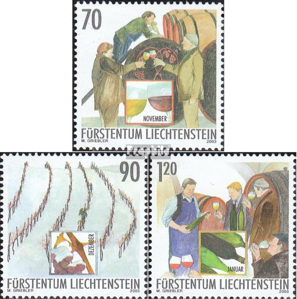Prophila Collection – Liechtenstein 533-535 (Édition Complète) Oblitéré – Timbres Spéciaux 1970 Pour Collectionneurs