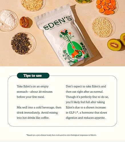 Miniatura 4 de Eden's Suplemento sinbiótico 3 en 1  Prebióticos, probióticos y suplemento de salud intestinal de polifenol