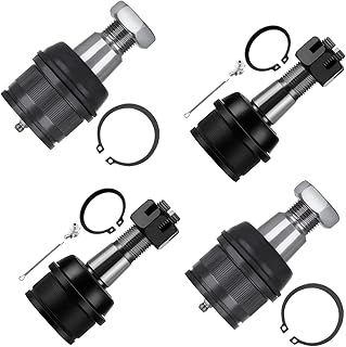 Scitoo 4pcs Suspension Kit 2 Lower 2 Upper Ball Joints fit 1992-1997 Ford F-350 4WD 1999-2012 Ford F-350 Super Duty 4WD K8388T