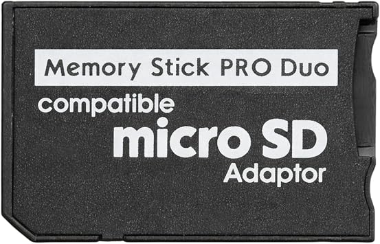 SANOXY Compatible Micro SD Adapter Memory Stick Pro Duo Single Slot Black