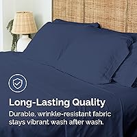 Vista 178 de Sábana encimera de bolsillo profundo, más suave que el algodón egipcio, 1 sábana encimera para colchón tamaño Queen