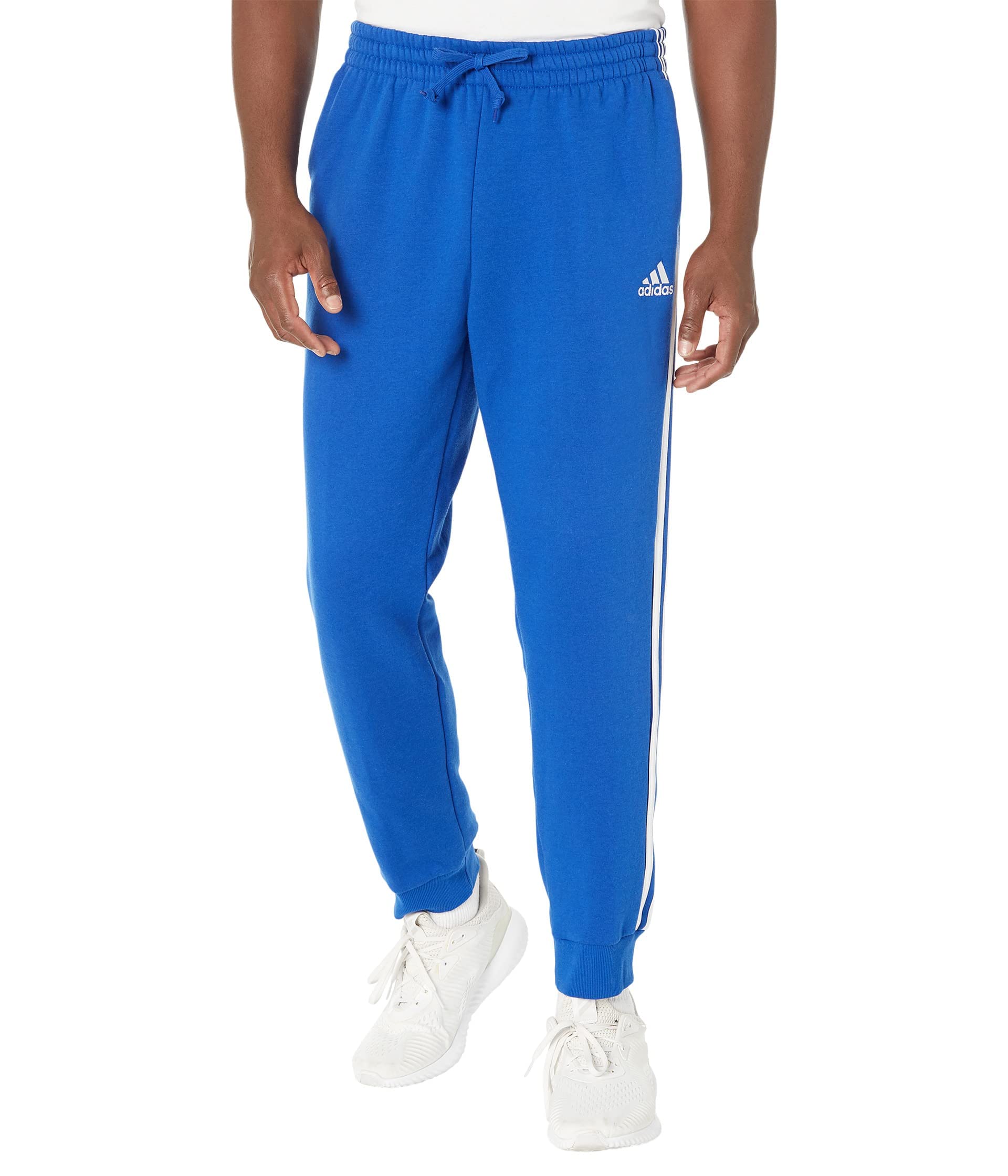 adidas Hombre Essentials French Terry Tapered Cuff Pants, black, M — view 48