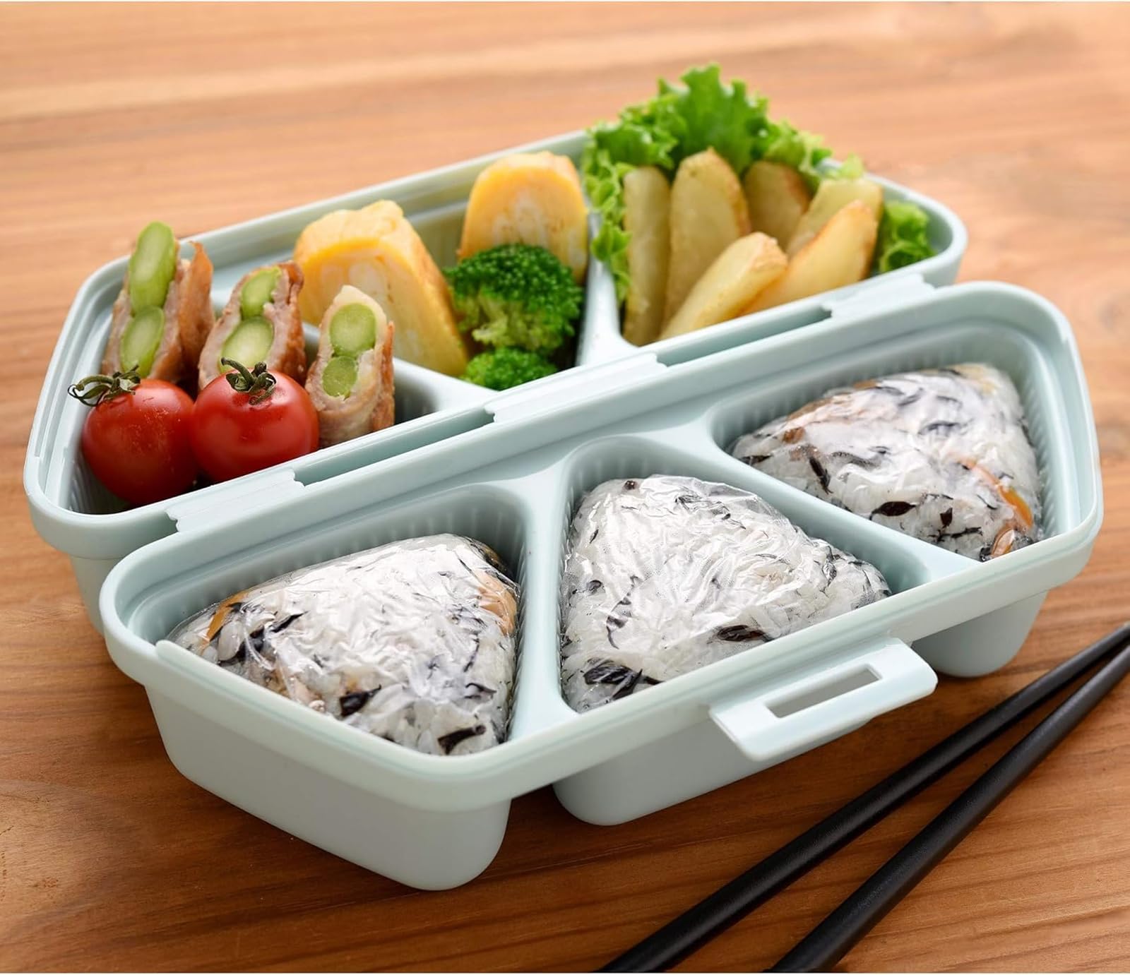 Amazon.com: Ernest A-77370 Rice Ball Case, Bento Box (Side Dishes